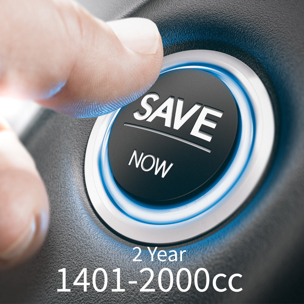 2 Year - Service Plan - 1401cc to 2000cc
