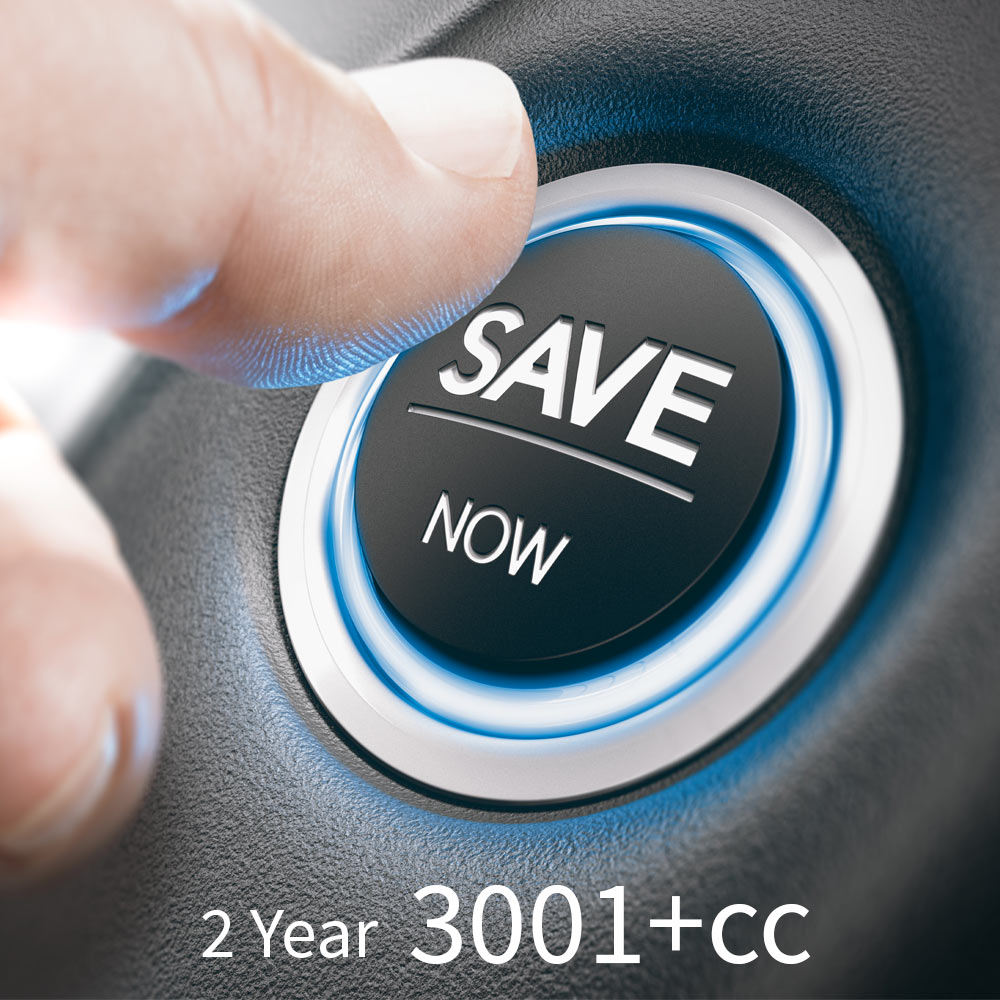 2 Year Service Plan 3001cc +